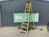 Yellow 10ft Fibreglass Ladder