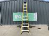 Yellow 10ft Fibreglass Ladder - 2