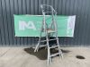 1.6M Aluminium Telescopic Podium Ladder - 3