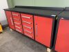 UNRESERVED/UNUSED Red Steelman 7FT Workbench - 2