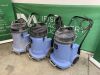 UNRESERVED 3x Blue Numatic Hoovers - 2