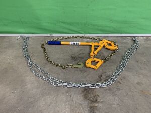 UNRESERVED UNUSED 1.2M Heavy Duty Chain Strainer/ Farm Fence Repair Tool