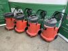 UNRESERVED 4x Red Numatic Hoovers - 2