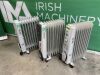 UNRESERVED 3x 220v Heaters - 2