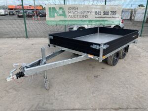 UNUSED 2021 Saris Platform PL306 2700KG 10 x 6 Dropside Trailer