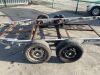 Double Axle Galvanised Trailer Chassis - 10