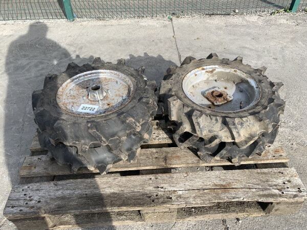 UNUSED Wheels to Suit: Blec Rotavator, Stonerake or Seeder