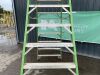 UNRESERVED Little Giant 3.8M 7 Rung Platform Ladder c/w Safety Cage - 5