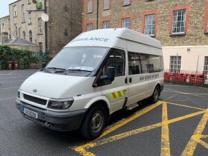 Ford Transit 90 T350 Ambulance Registration No: 02D12293