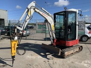 UNRESERVED 2017 Takeuchi TB23R Zero Tail 2.7T Excavator