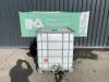 UNRESERVED 1000Ltr IBC Tank