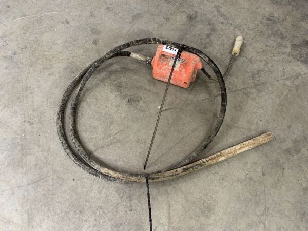 UNRESERVED 110v Concrete Poker Unit c/w Poker Hose