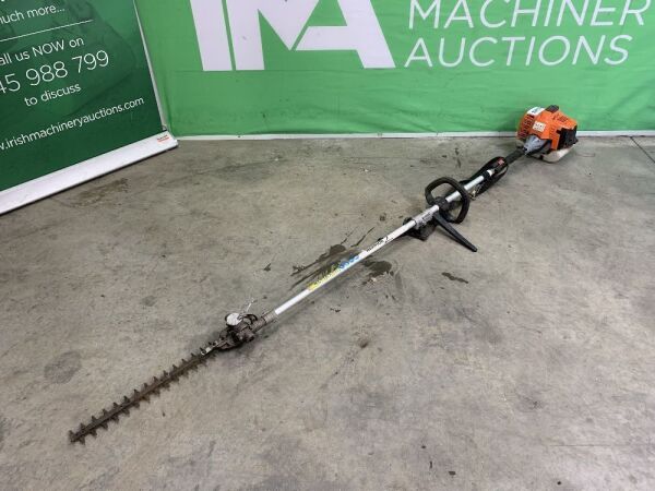 UNRESERVED Warrior Petrol Long Reach Pole Hedge Clippers