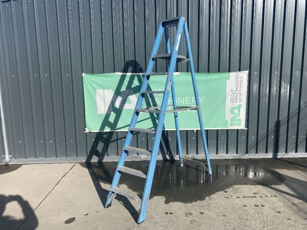 A Frame 8 Step Fibreglass Ladder