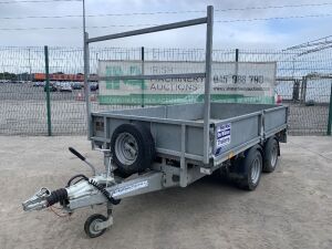 UNRESERVED Ifor Williams 2CB LM105GHD 10 x 5 Double Axle 3500KG Dropside Trailer