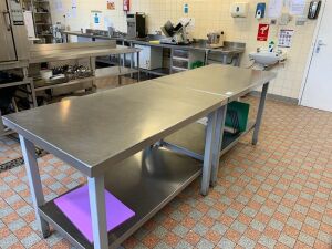 S/S 2 x 3ft Prep Tables