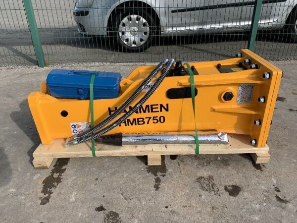 UNRESERVED/UNUSED 2021 Hanmen HMB750 Hydraulic Rock Breaker To Suit 7T-10T