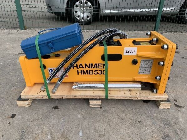 UNRESERVED/UNUSED 2021 Hanmen HMB530 Hydraulic Rock Breaker To Suit 2T-5T