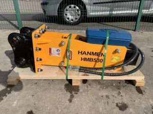 UNRESERVED/UNUSED 2021 Hanmen HMB530 Hydraulic Rock Breaker To Suit 2.5T-4.5T