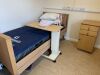 Bedroom 5-1 x Bed, 1 Bedside Locker, 1 x Bedside Breakfast Table, Tissue & Soap Dispenser, Bin, - Clock, Picture - 2