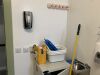 Cleaning Room-S/S Sink/Press/Waste Disposal, 1 x Metal Storage Press, S/S WHS, S/S Getinge Front - Loader Flusher-Disinfector, 4 x Commodes, Linen Trolly - 4