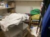 Linen Room- Laundry, Host Trolly, Chair, 2 x Invacare, Perfecto Oxygen Concentrator