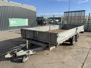 2008 Nugent 3.5T Double Axle Beavertail 16 x 6.6 Plant Trailer