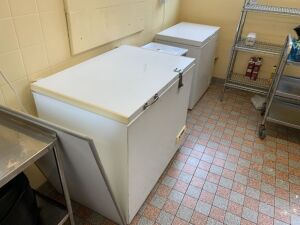 2 x Zanussi & Powerpoint Chest Freezers