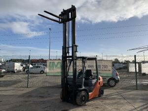 UNRESERVED 2012 Toyota Tonero 20 SAS 2T Diesel Forklift