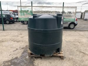 Green 1000L Oil Tank