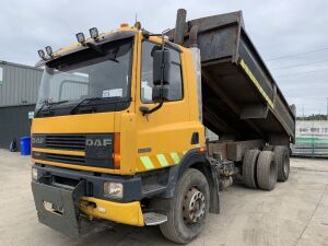 UNRESERVED 1997 DAF FA 75-270 6x4 Tipper