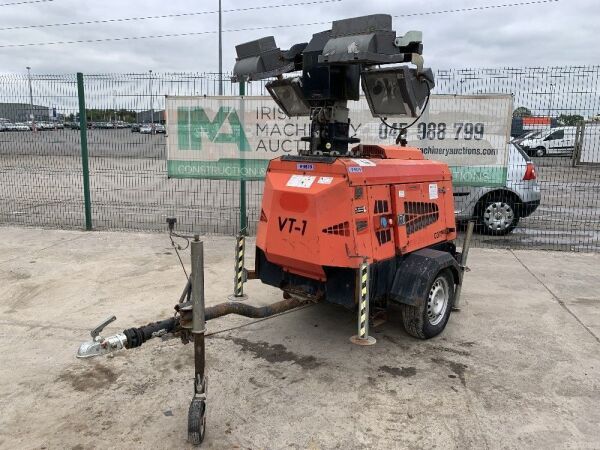 UNRESERVED Tower Light Super Light VT-1 Fast Tow Diesel Lighting Tower