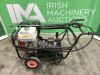 UNRESERVED Honda 13HP Petrol Portable Heavy Duty Power Washer c/w Lamce & Hose - 2