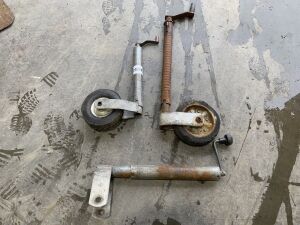 3 x Trailer Jockey Wheels