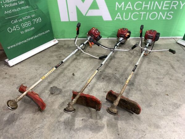 UNRESERVED 3x Power Plus Petrol Strimmers