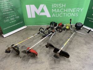 UNRESERVED 4x Petrol Strimmer to Include: Maruyama, Parkside, Titan & Ryobi