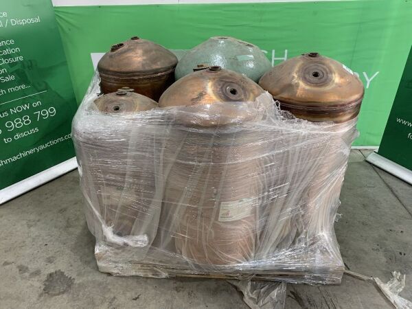 5 x Copper Water Cylinders