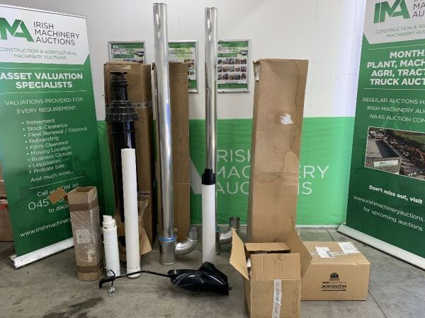 UNUSED Vertical Flue Kit/FTG Pack EC380 - 11 Pieces