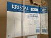 UNUSED Sonas Kristal 1400mm Chrome Wetroom Shower Panel - 1400mm x 2000mm - 2