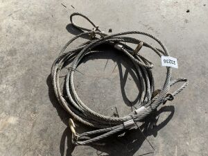 2x 14' Steel Towing Cables