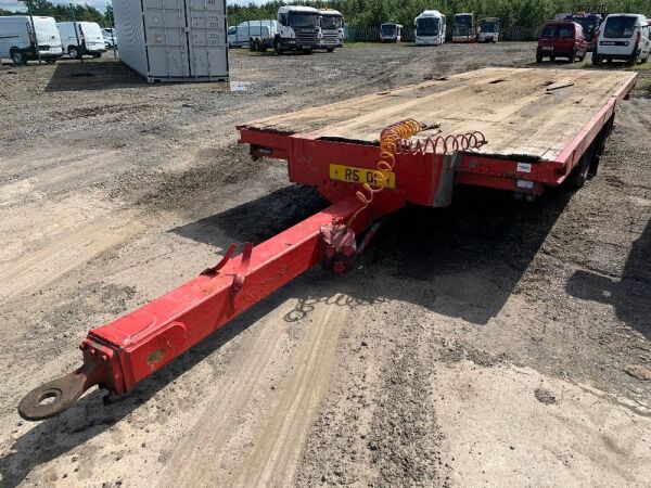 1995 Wheel-BaseTwin Axle Flat Drag Trailer