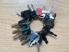 Large Set Of Various Machinery Keys Yanmar, JCB, Volvo, Takeuchi, CAT & More - 4