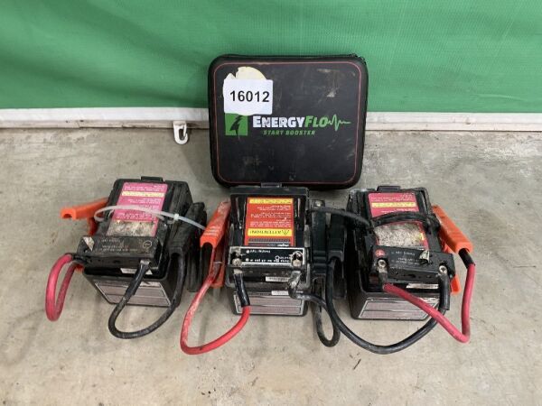 4x 12v Jump Starters