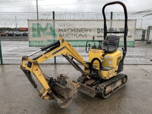 UNRESERVED 2015 Yanmar SV08-1A(S) 1T Mini Excavator