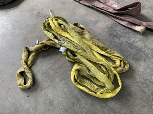 5x Yellow Lifting Slings