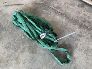 5x Green Lifting Slings