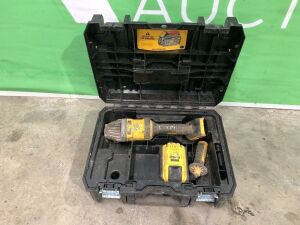 UNRESERVED Dewalt Cordless Grinder & Batteries