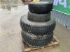 Full Set Of Carlisle Multi Trac Tyres & Rims - 2