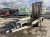 Ifor Williams GX84 Twin Axle 8x4 Plant Trailer
