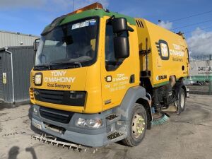 2010 DAF LF 55.220 Road Sweeper c/w Faun Viajet Sweeper Body